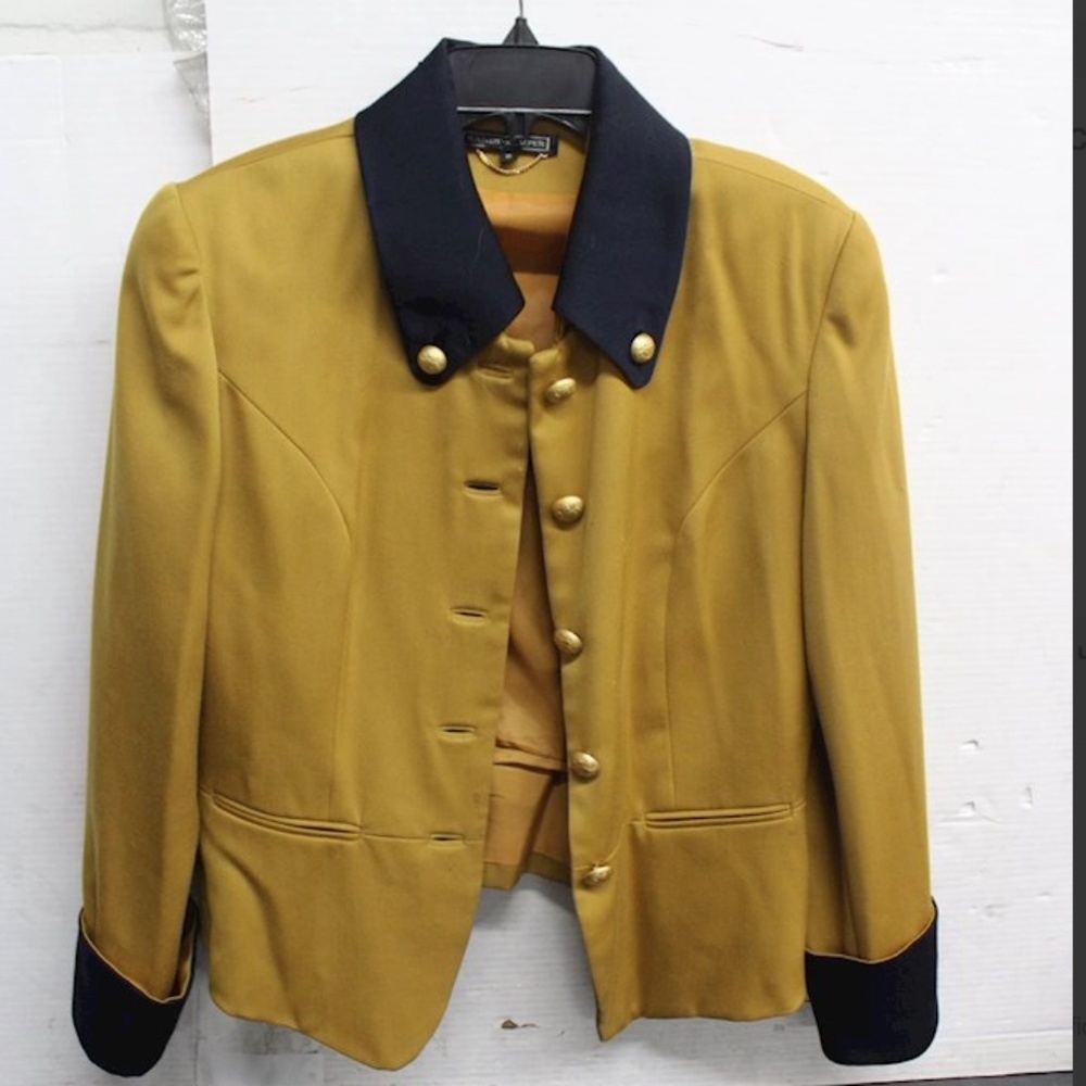 Vintage Randy Kemper 100% wool military style jacket Size 10
